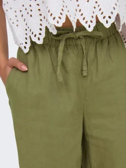 ONLCARO Loose Fit Lino Pantaloni
