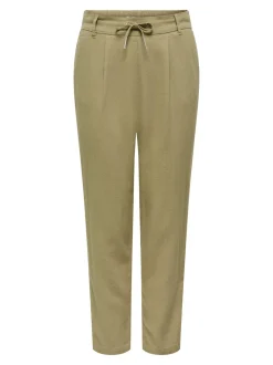 ONLCARO-POPTRASH Comfort Fit Lino Pantaloni