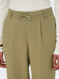 ONLCARO-POPTRASH Comfort Fit Lino Pantaloni