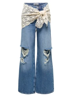 ONLCARRIE Vita media Wide Leg Fit Jeans