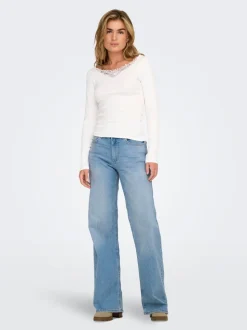 ONLCHRIS Vita media Wide Leg Fit Jeans