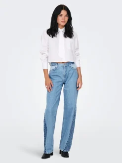 ONLCOBAIN Vita media Wide Leg Fit Jeans