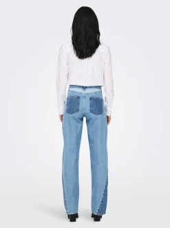 ONLCOBAIN Vita media Wide Leg Fit Jeans