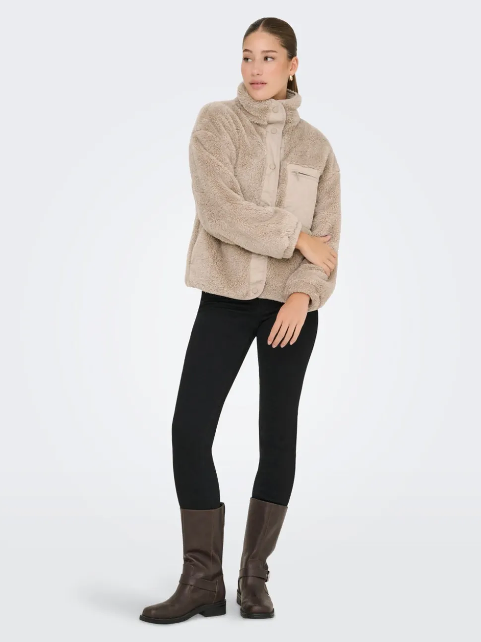 ONLCONTACT Cappotto teddy