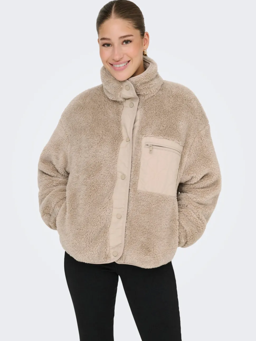 ONLCONTACT Cappotto teddy