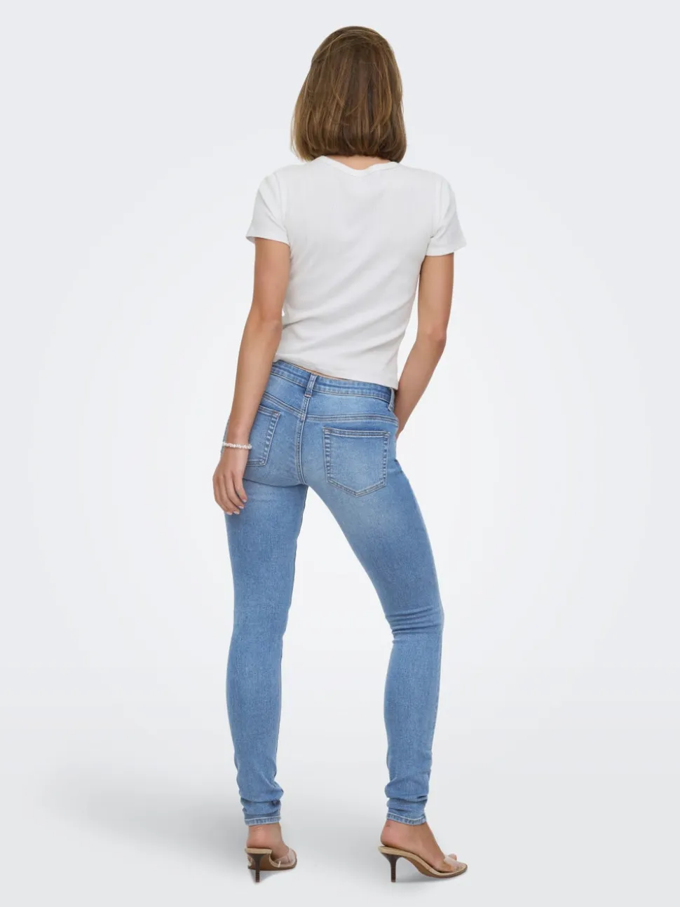 ONLCORAL Vita bassa Skinny Fit Jeans