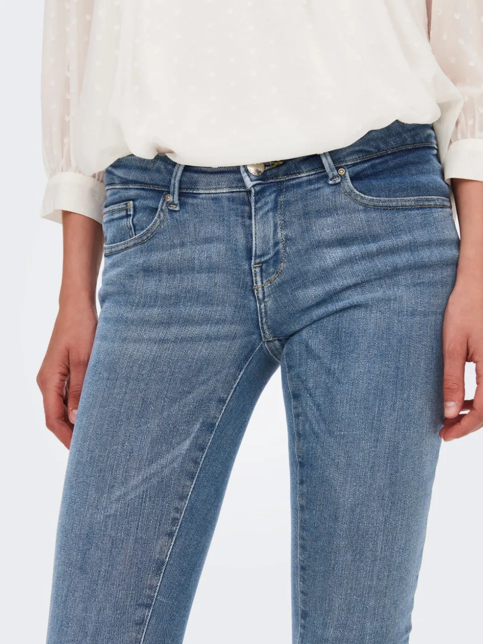 ONLCORAL Vita molto bassa Skinny Fit Jeans
