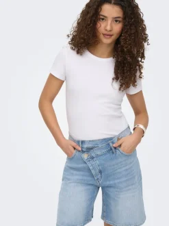ONLCROSSOVER Vita media Regular Fit Bermuda in jeans