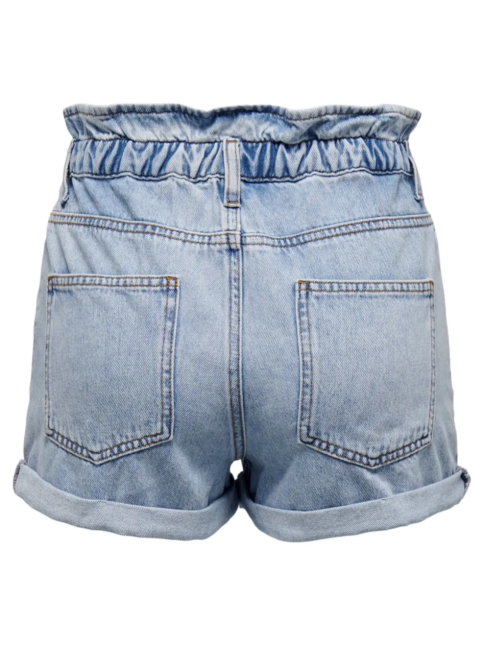 ONLCUBA Vita alta Relaxed Fit Bermuda in jeans
