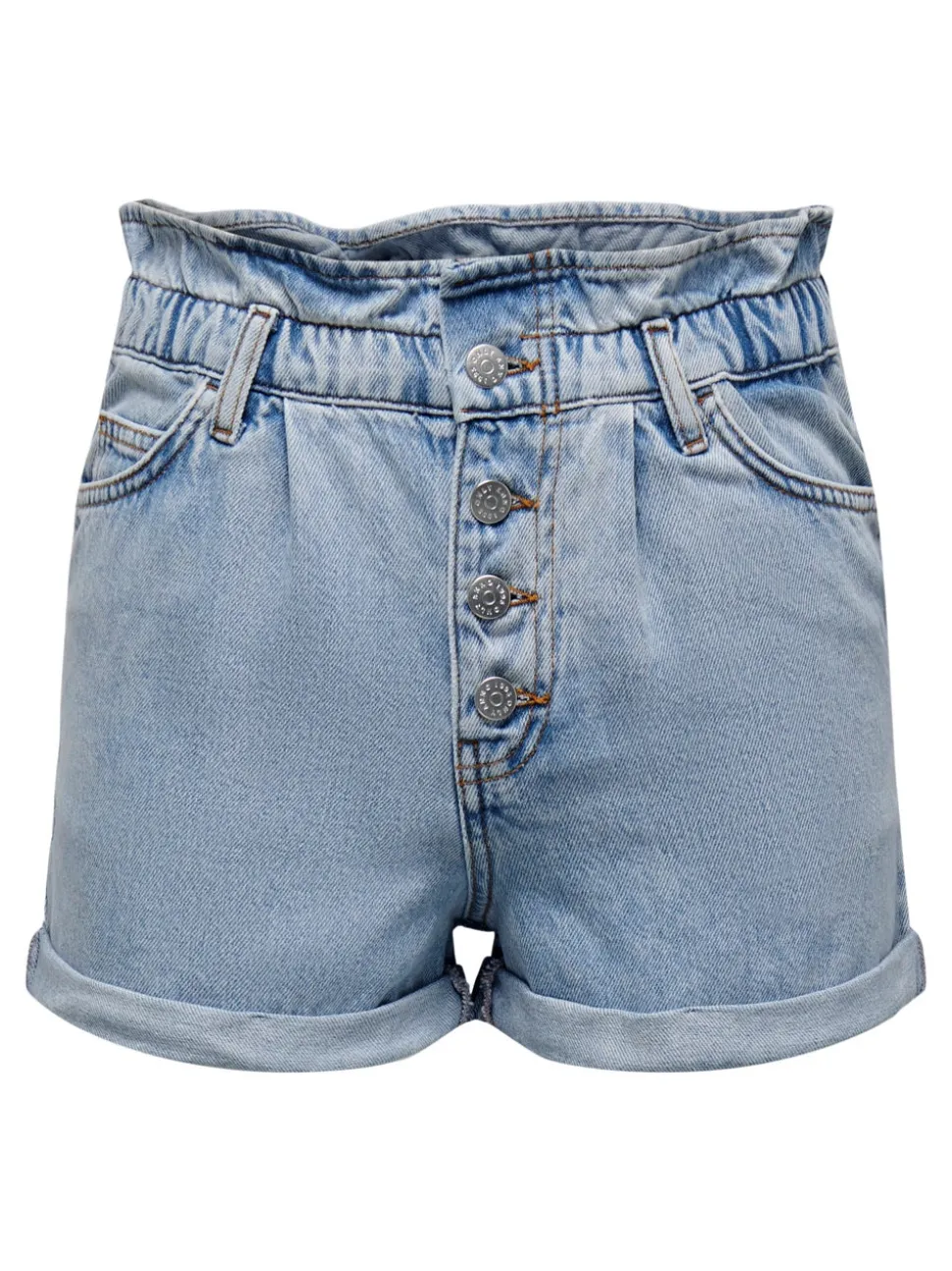 ONLCUBA Vita alta Relaxed Fit Bermuda in jeans