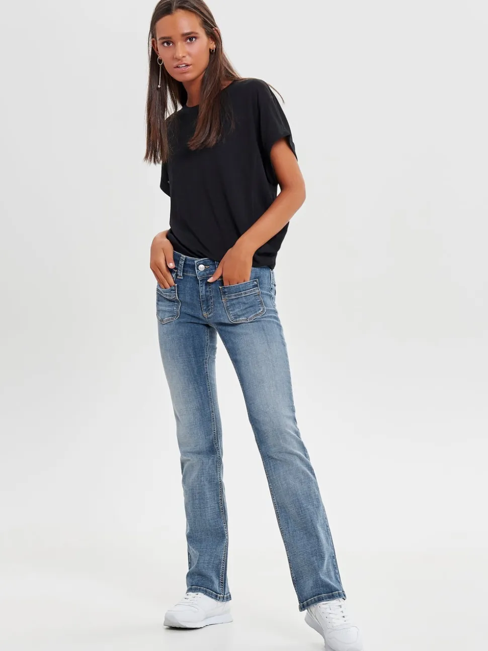 ONLEBBA Vita bassa Slim Fit Jeans