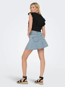 ONLEDEN Denim Gonna in jeans Gonna pantaloncino