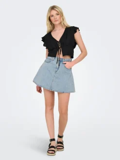ONLEDEN Denim Gonna in jeans Gonna pantaloncino