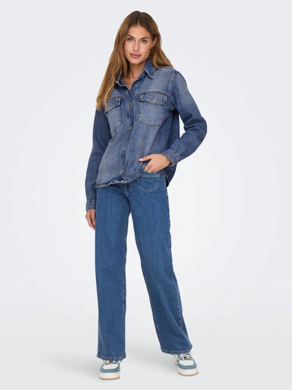ONLELLA Camicia in jeans