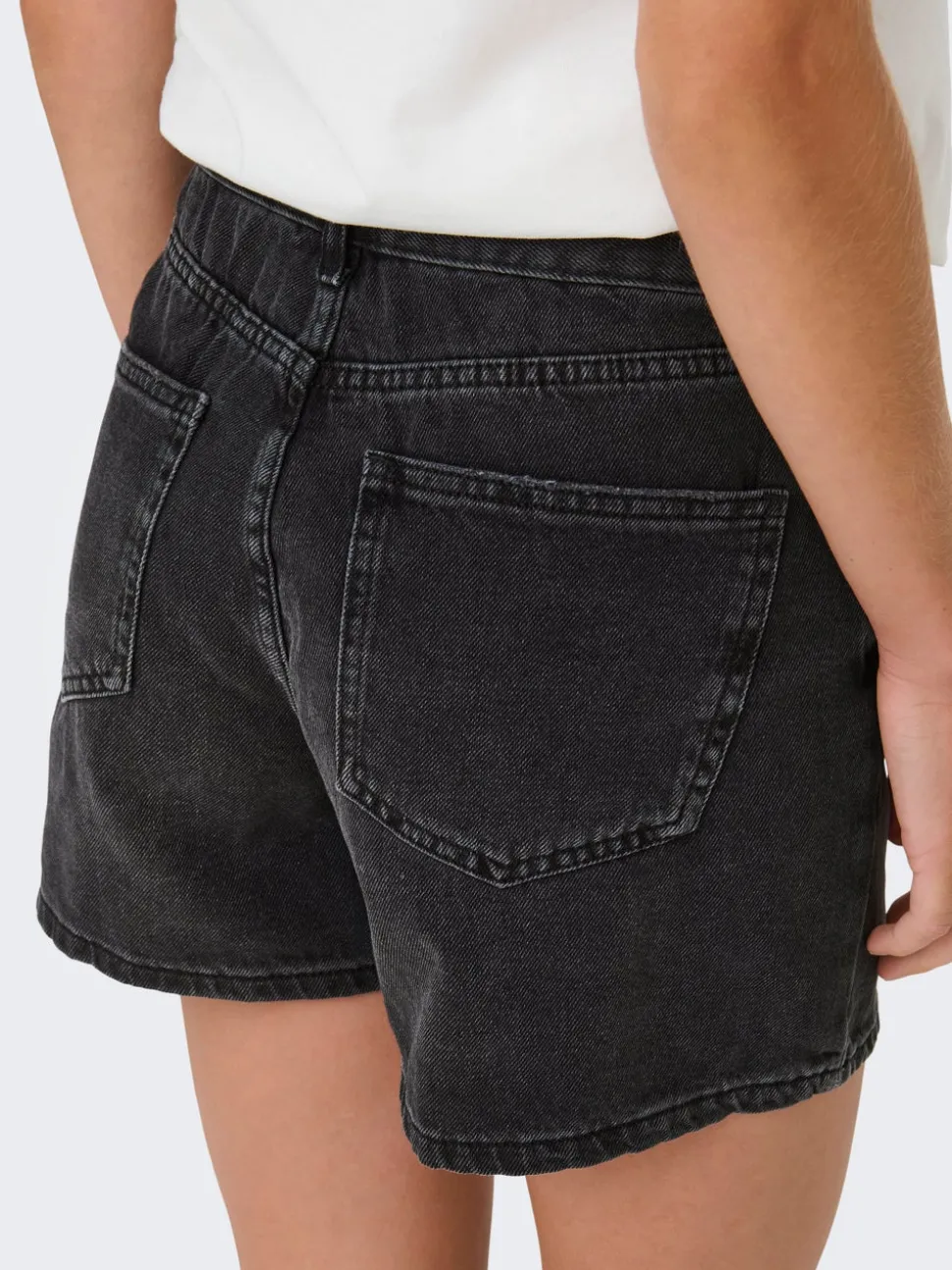ONLELLA Vita media Regular Fit Bermuda in jeans