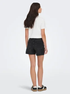 ONLELLA Vita media Regular Fit Bermuda in jeans