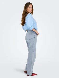 ONLELLA Vita media Straight Fit Jeans
