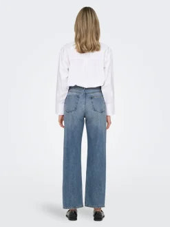 ONLELLA Vita media Straight Fit Jeans