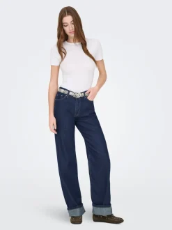 ONLELLA Vita media Wide Leg Fit Jeans