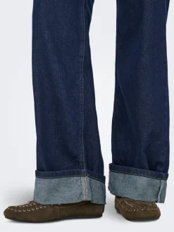 ONLELLA Vita media Wide Leg Fit Jeans