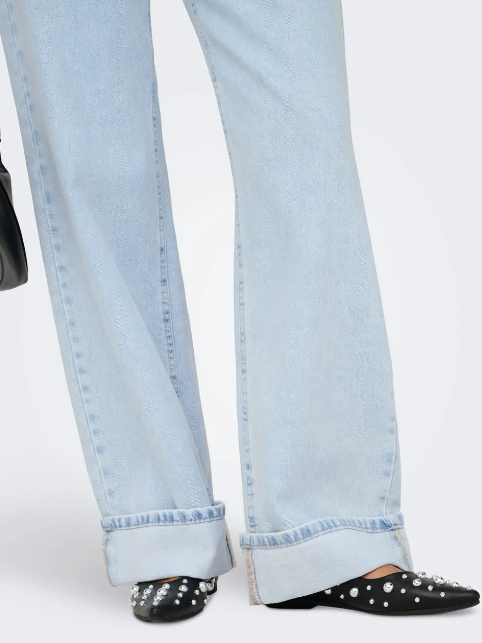 ONLELLA Vita media Wide Leg Fit Jeans