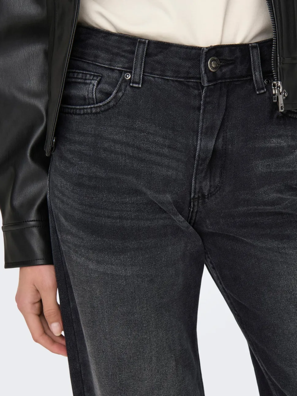 ONLELLA Vita media Wide Leg Fit Jeans