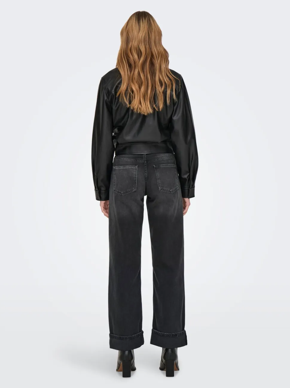 ONLELLA Vita media Wide Leg Fit Jeans