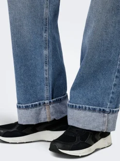 ONLELLA Vita media Wide Leg Fit Jeans