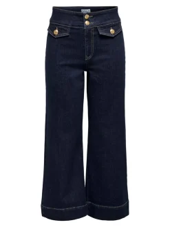 ONLEMILIA Vita alta Vestibilità ampia - Corto Jeans