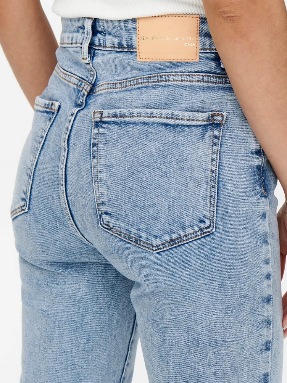 ONLEMILY Ankle Vita alta Straight Fit Jeans