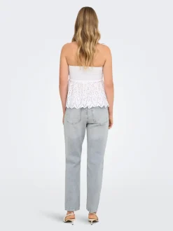 ONLEMILY Ankle Vita alta Straight Fit Jeans