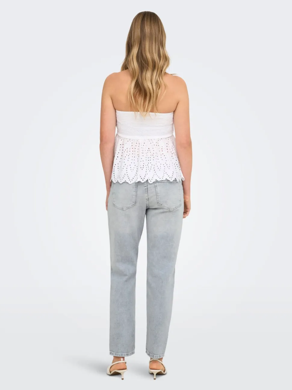 ONLEMILY Ankle Vita alta Straight Fit Jeans