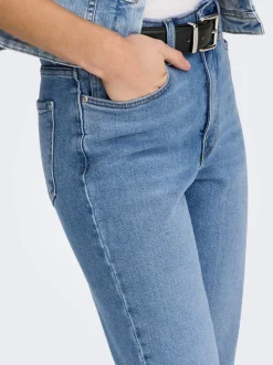 ONLEMILY Ankle Vita alta Straight Fit Jeans
