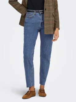 ONLEMILY Vita alta Straight Fit Cropped Jeans