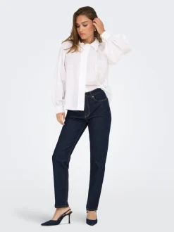 ONLEMILY Vita alta Straight Fit Lunghezza alla caviglia Jeans