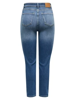 ONLEMILY Vita alta Straight Fit Lunghezza alla caviglia Jeans