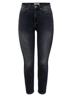 ONLEMILY Vita alta Straight Fit Lunghezza alla caviglia Jeans