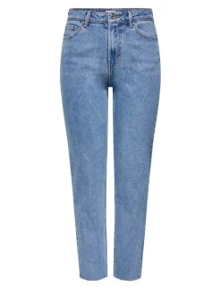 ONLEMILY Vita alta Straight Fit Cropped Jeans
