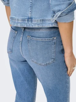 ONLEMILY Vita alta Straight Fit Lunghezza alla caviglia Jeans