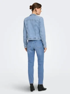ONLEMILY Vita alta Straight Fit Lunghezza alla caviglia Jeans