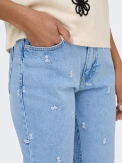 ONLEMILY Vita alta Straight Fit Lunghezza alla caviglia Jeans