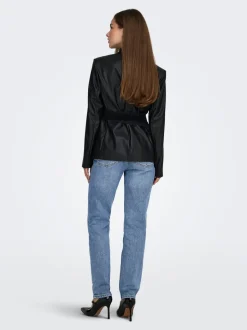 ONLEMILY Vita alta Straight Fit Lunghezza alla caviglia Jeans