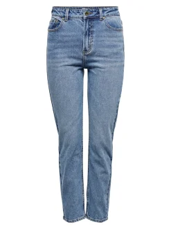 ONLEMILY Vita alta Straight Fit Lunghezza alla caviglia Jeans