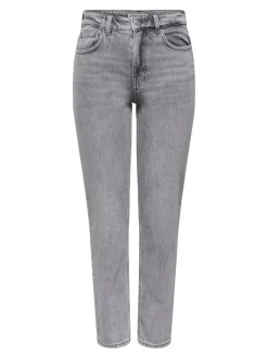 ONLEMILY Vita alta Straight Fit Lunghezza alla caviglia Jeans