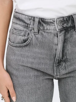 ONLEMILY Vita alta Straight Fit Lunghezza alla caviglia Jeans