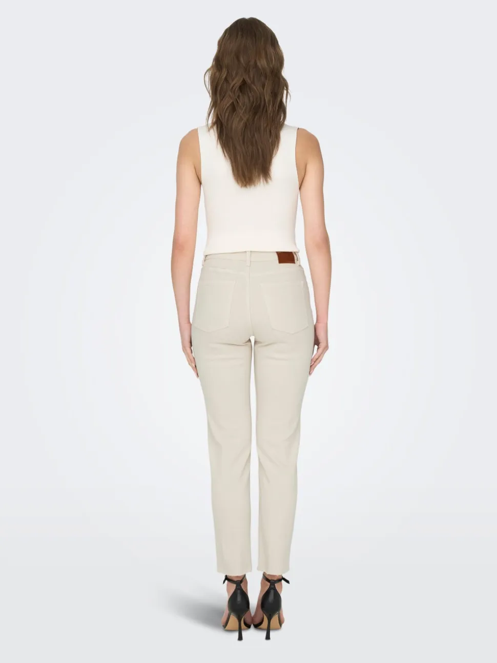 ONLEMILY Vita alta Straight Fit Lunghezza alla caviglia Jeans