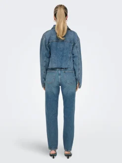 ONLEMILY Vita alta Straight Fit Lunghezza alla caviglia Jeans