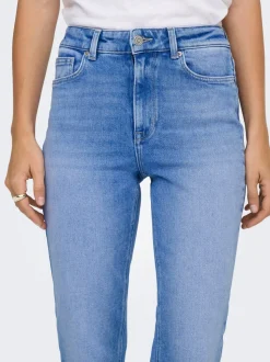 ONLEMILY Vita alta Straight Fit Lunghezza alla caviglia Jeans