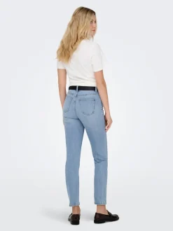 ONLEMILY Vita alta Straight Fit Lunghezza alla caviglia Jeans