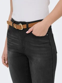 ONLEMILY-MILA Vita alta Straight Fit Lunghezza alla caviglia Jeans